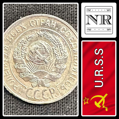 Rusia - 20 Kopeks - Año 1928 - Y #88 - Urss - Cccp - Ag .500