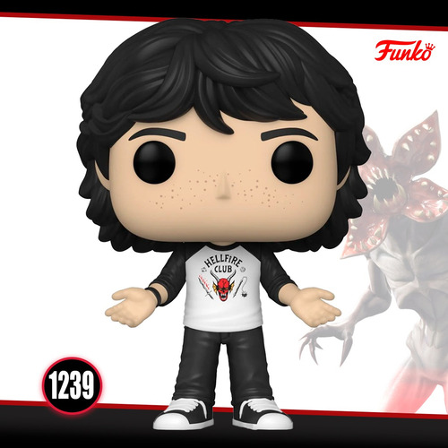 Funko Pop Mike #1239 Stranger Things Serie Netflix Original Funko Mike Stranger Thing Autografo Diego Becerril