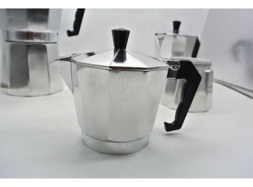 Cf 2pcs Cafeteras De Aluminio Maker Olla Expresso Latte