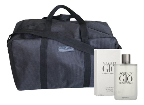 Perfume Acqua Di Gio Edt Pour Homme 200 Ml  + Bolso Armani