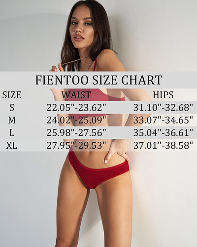 Pack De 6 Tangas De Algodón Para Mujer De Finetoo