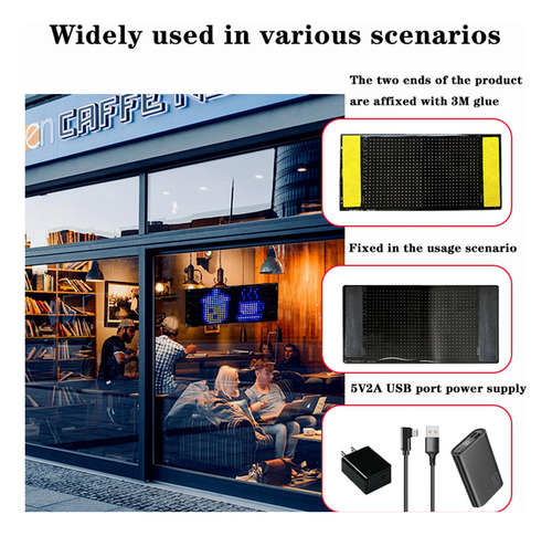 Panel Led Flexible Señal Led Desplazable Pantalla Led Flexib
