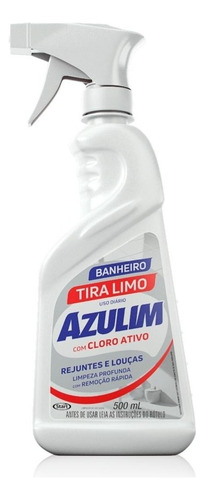 Tira Limo Azulim 500ml Gatilho Limpa Rejuntes Banheiro
