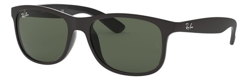 Arm. Solar Ray-ban Andy 0rb4202 Hombre Protección Uv Color 606971 Color de la lente Verde Color de la varilla Negro Color del armazón Negro