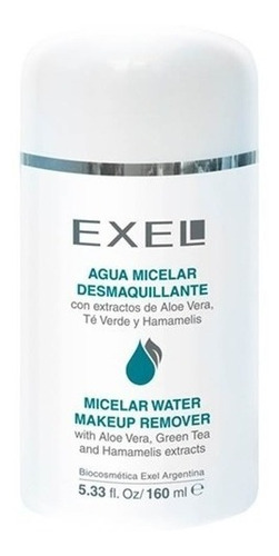 Agua Micelar Desmaquillante Humectante 5 En 1 Exel 160 Ml