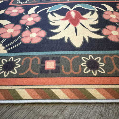 Alfombra Carpeta 100x150 Tipo Persa 90 Living Comedor Roja Color Rojo Diseño De La Tela Clásico