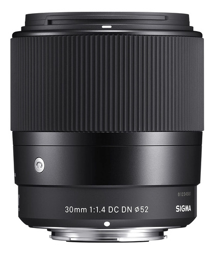 Lente contemporánea Canon EF-M Sigma 30 mm F/1.4 Dc Dn