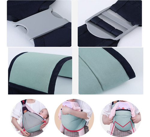 Fular Portabebé Ergonómico De Ajuste De 1 Pieza Y