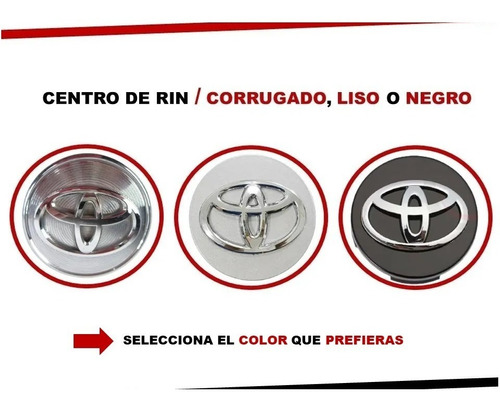 Par De Centros De Rin Prius 2012-2020 62 Mm Varios Colores