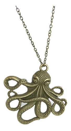 Steampunk Octopus Necklace Estilo Victoriano,accesorio