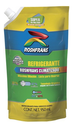 Anticongelante Verde Listo Para Usar 950 Ml