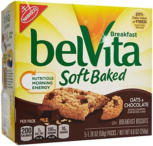 Belvita Suave Al Horno Avena Y Chocolate Desayuno Galletas, 