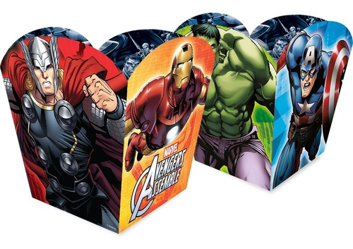 Cachepot - Os Vingadores Avengers - Embalagem Promocional