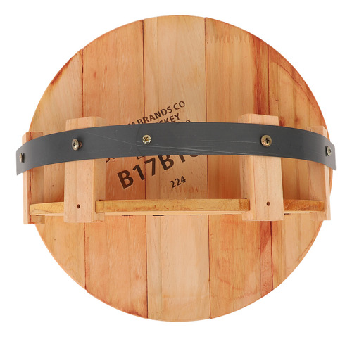 Estante De Madera Para Almacenamiento De Vino Redondo Montad