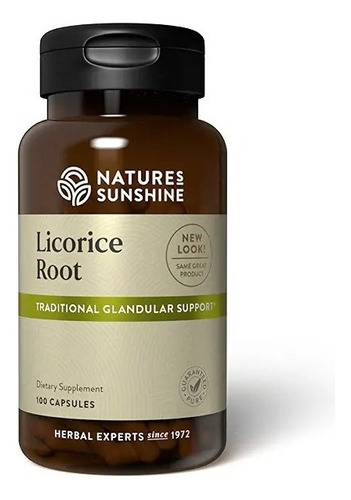 Nature's Sunshine | Raíz De Regaliz | 792mg | 100 Cápsulas