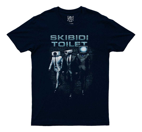 Skibidi Toilet Diseño Polera Niño Unisex Dtf