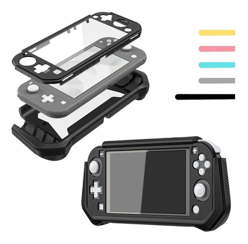 Funda Protectora Para Nintendo Switch Lite - Negro.