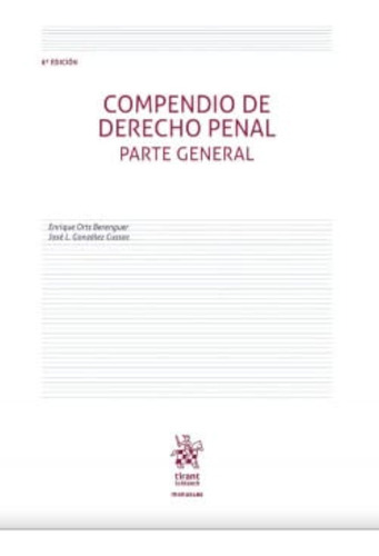 Compendio De Derecho Penal Parte General 8ª Edición 2019 (ma