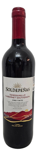 Vino Tinto Sol De Peñas Tempranillo Cabernet Sauvignon 750ml