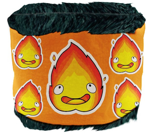 Cuello De Polar Studio Ghibli Calcifer El Castillo Ambulante