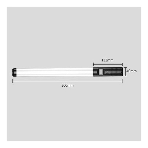 Barra Led De Color Rgb Con Batería Interna Y Funda 3000k-650