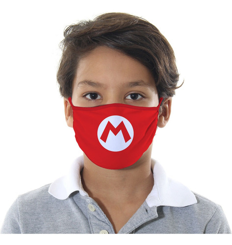Mascara De Protecao Mario Infantil M