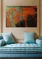 Comprar Cuadros En Tela Canvas 50x70 Arte Abstracto Colores Pintura