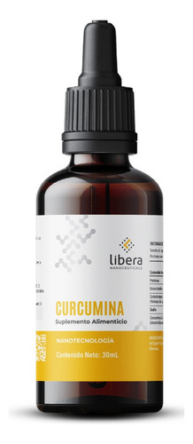 Libera Curcumina Nanotecnología, Suplemento Alimenticio Sabor Sin Sabor