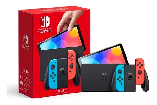 Nintendo Nintendo Switch OLED OLED 64GB cor vermelho