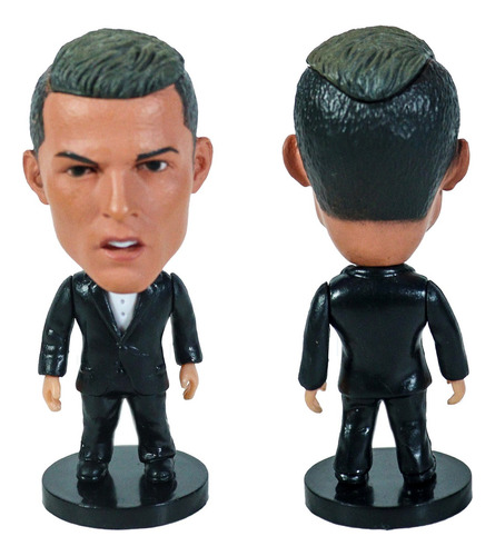 Boneco Miniatura Cristiano Ronaldo De Terno