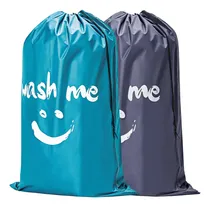 Comprar Bolso De Lavandería Grande Gris Azul Cielo Capacidad 4 Carga