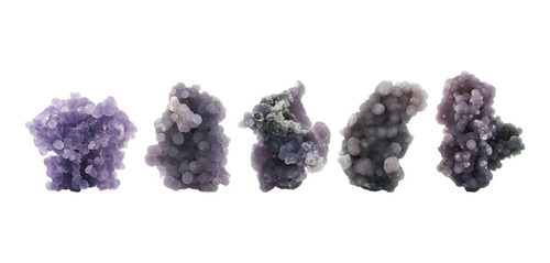 Muestra De Coleccionistas Calcedonia Uva 26-35 Gr 1 Pieza