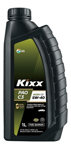 Aceite 100% Sintético, Kixx Pao C3, Motor Diésel 5w-40, 1l 