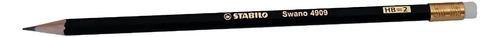 3 Lápices Stabilo Swano 4909 Hb 2, Escribir Dibujar Sombrear