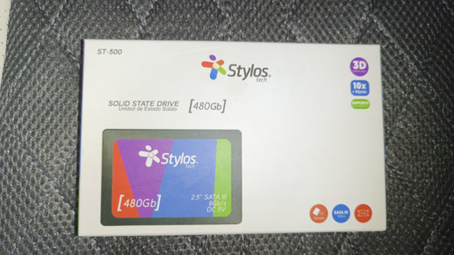 Disco Sólido Ssd Interno Stylos Tech Stmssd3b 480gb (Usado)