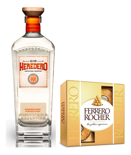 Gin Heredero Handcrafted + 4 Bombones Ferrero Rocher