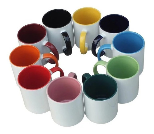 Tazas Personalizadas De Colores (10 Unidades)+ Envios Gratis