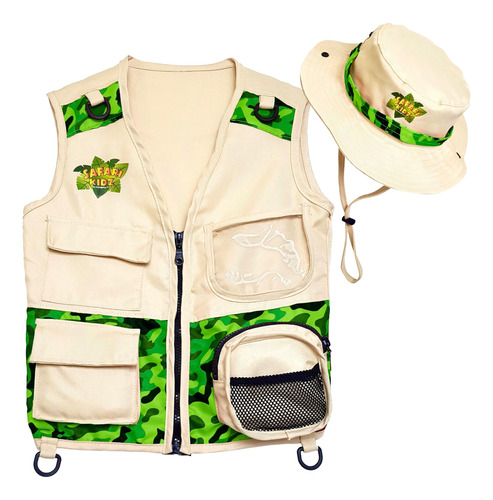 Safari Kidz Outdoor Explorer Kit - Conjunto De Chaleco Y So.