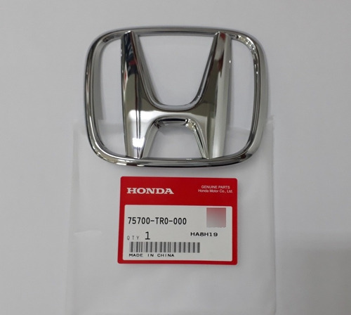 Emblema Da Grade Dianteira H Original Honda Civic 2012-2016