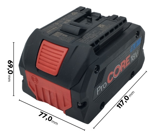 Bateria Procore 8.0ah 18v Ferramenta Bosch 18v 1600a016gk000