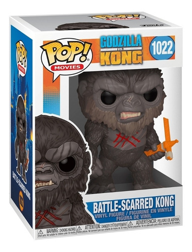 Funko Pop! Battle-scarred Kong #1022 Godzilla Vs Kong 