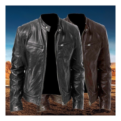 Cool Vintage Leather Motorcycle Jacket