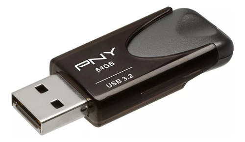 Pny Pendrive 64gb Usb 3.2 Turbo Attache 4 P-fd64gtbat4-ge