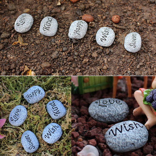 Adoquines En Maceta, Decoración En Maceta De Piedras