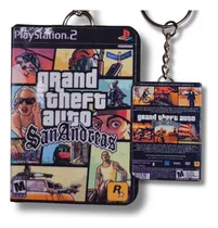 Comprar Llavero De Videojuegos Clasicos Ps2 Gran Variedad Gta San Andreas