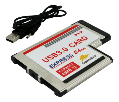 Tarjeta Express Usb 3.0 Pcmcia Dual 2 De 54 Mm Con Velocidad