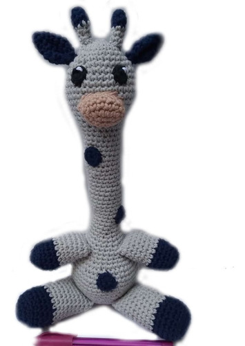 Amigurumi - Jirafa Personajestejido Al Crochet En Lana- Hilo