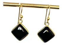 Comprar Aros Enjoyas Jewels Rombo Plata Oro Ónix