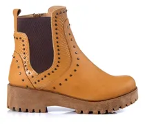 Comprar Borcegos Botas Cuero Citadina Elastico Cierre Livianas Julia