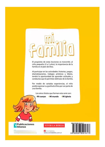 Mi Familia: Mucho Para Disfrutar, De Ana Laura Bello. Editorial Publicaciones Alianza, Tapa Blanda, Edición 1ra Edición En Español, 2024